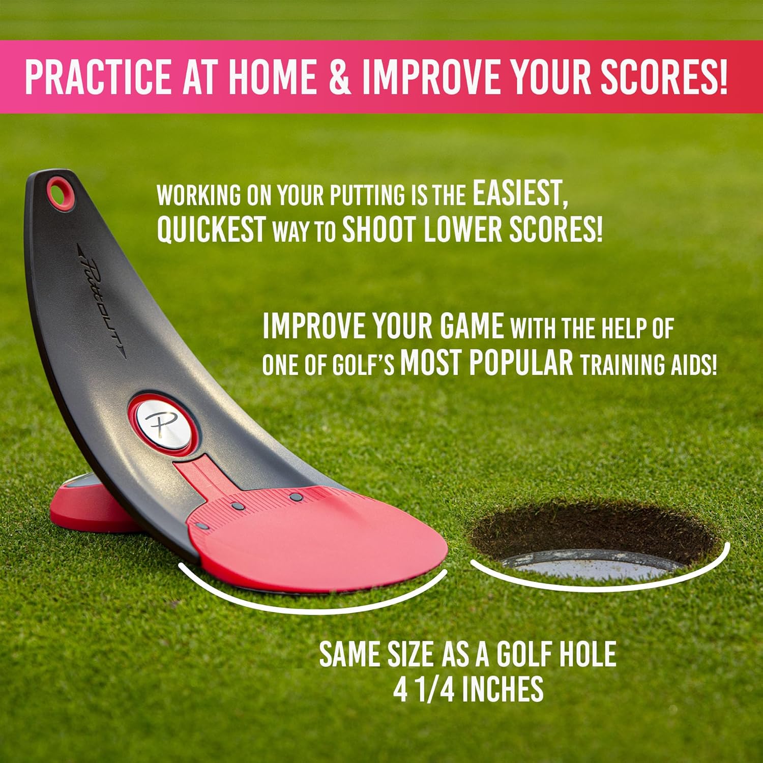 Amazon.com : PuttOut Premium Pressure Putt Trainer: Infographics