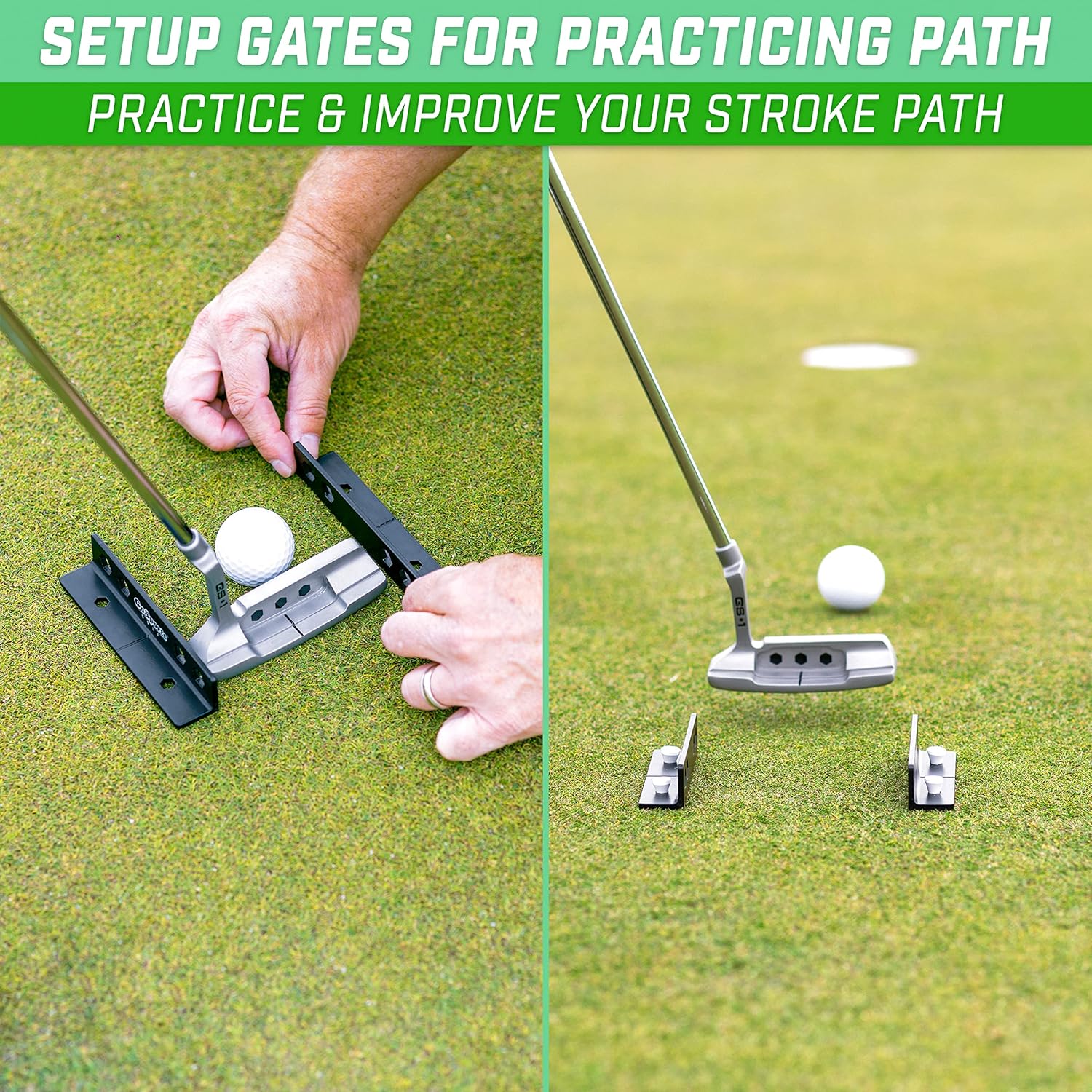 Amazon.com : GoSports Golf Putting Alignment Stencil and Gate Set: Infographics