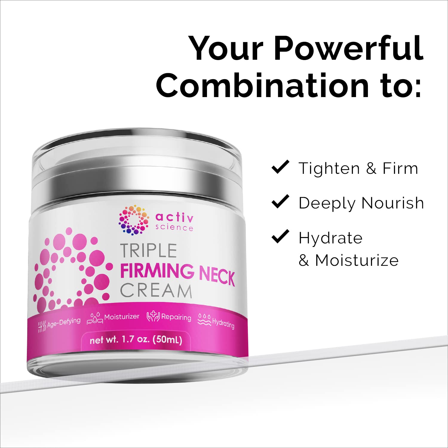 Amazon.com: ACTIVSCIENCE Neck Firming Cream: Infographics