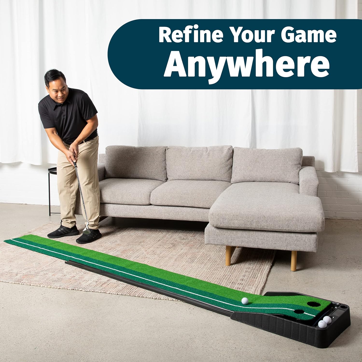 Amazon.com : Abco Tech Indoor Golf Putting Green: Infographics
