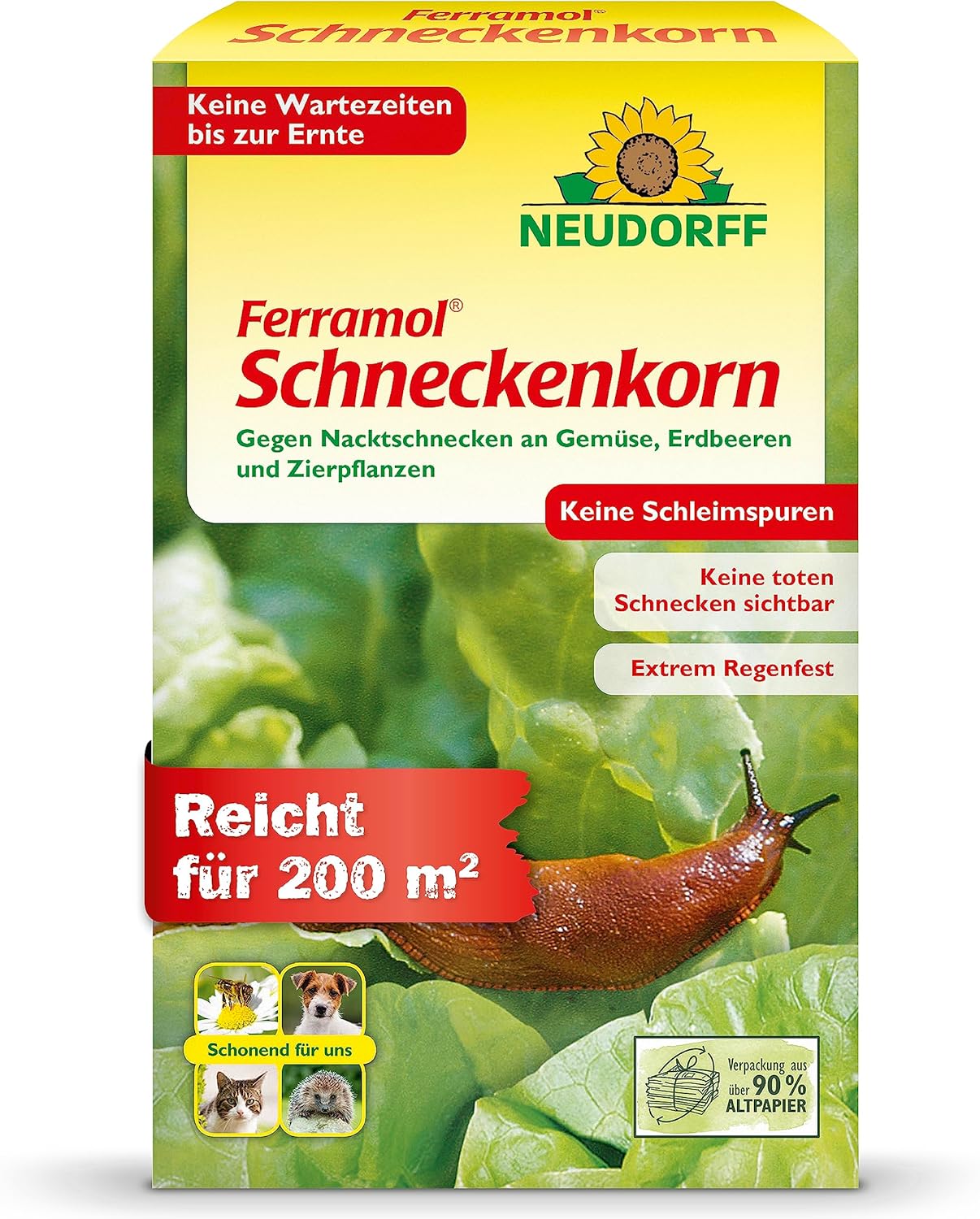 Neudorff Ferramol Schneckenkorn. Zuverlässiger und schneller Schneckenschutz. Als…: Infographics