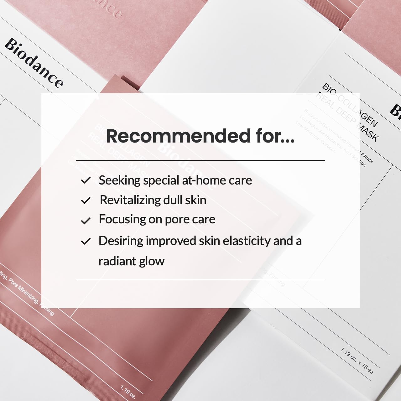Amazon.com : BIODANCE Bio-Collagen Real Deep Mask: Infographics