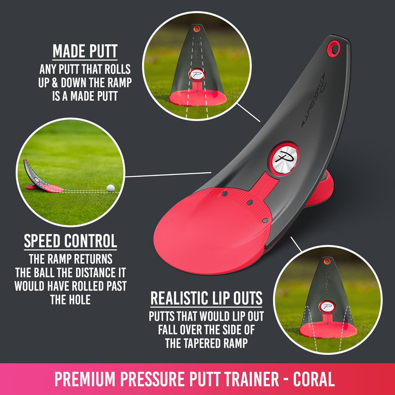 Amazon.com : PuttOut Premium Pressure Putt Trainer: Infographics