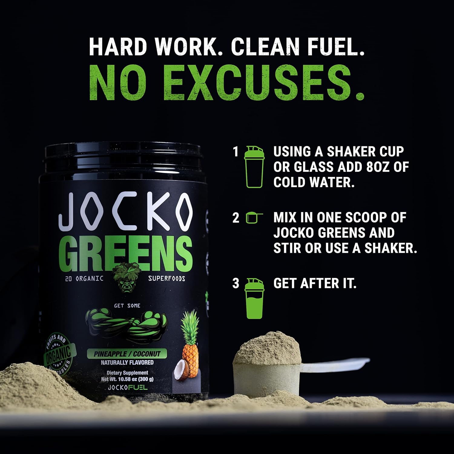 Amazon.com: Jocko Fuel Daily Greens Powder: Infographics