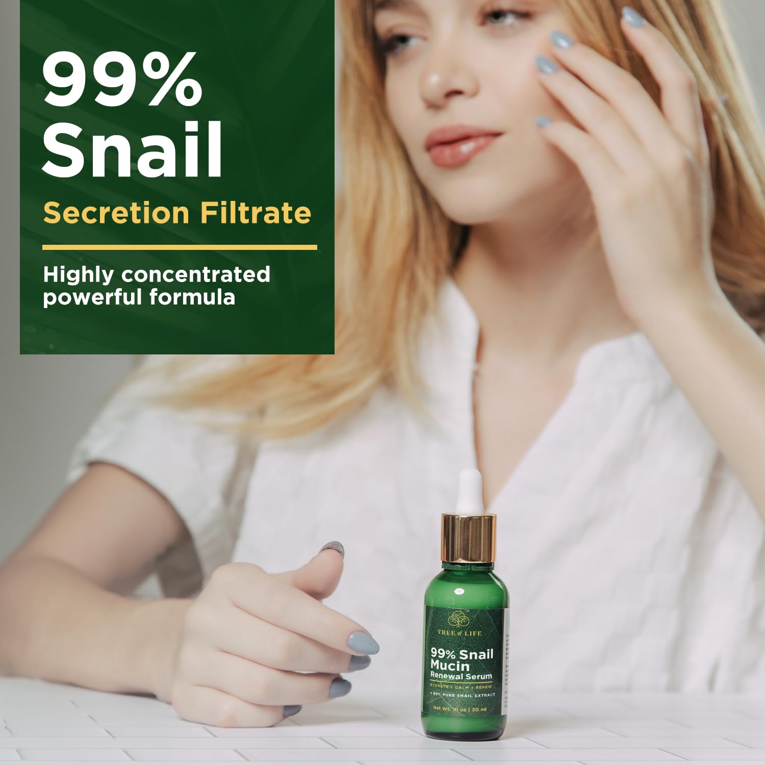 Amazon.com: Tree of Life Beauty 99% Snail Mucin Serum: Infographics