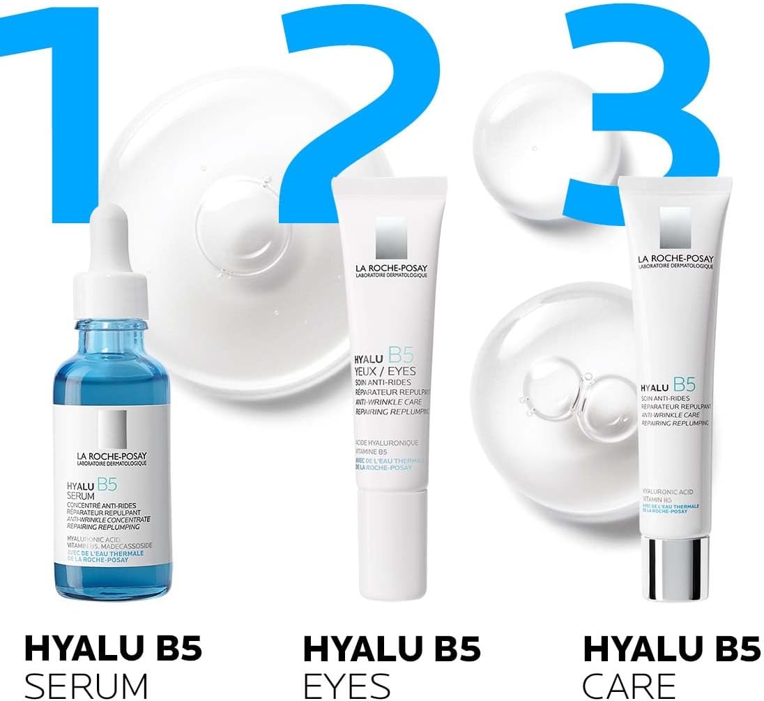 La Roche-Posay Hyalu B5 Hydrating Face Serum with Hyaluronic Acid for Dry and Dehydrated…: Infographics