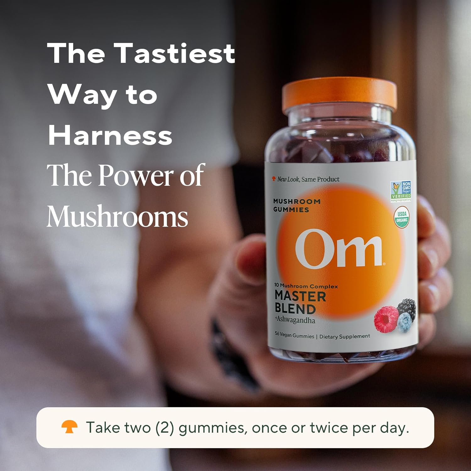 Provides guidance on how to properly consume the mushroom gummies supplement.