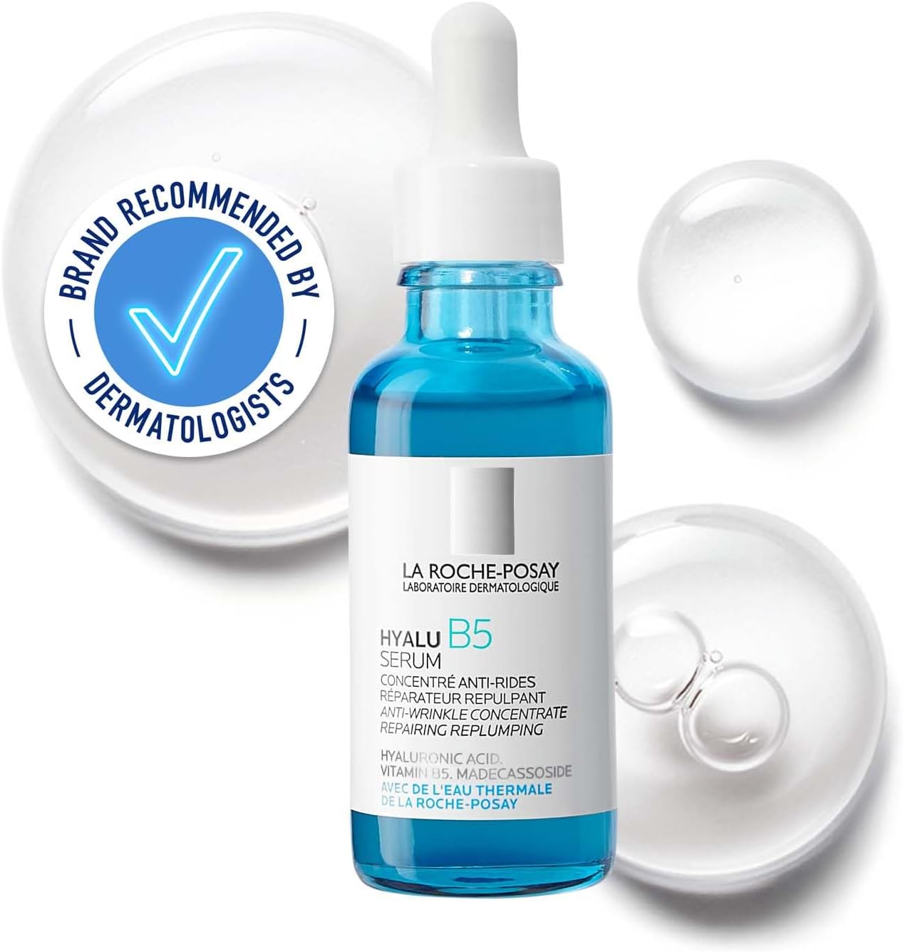 La Roche-Posay Hyalu B5 Hydrating Face Serum with Hyaluronic Acid for Dry and Dehydrated…: Infographics