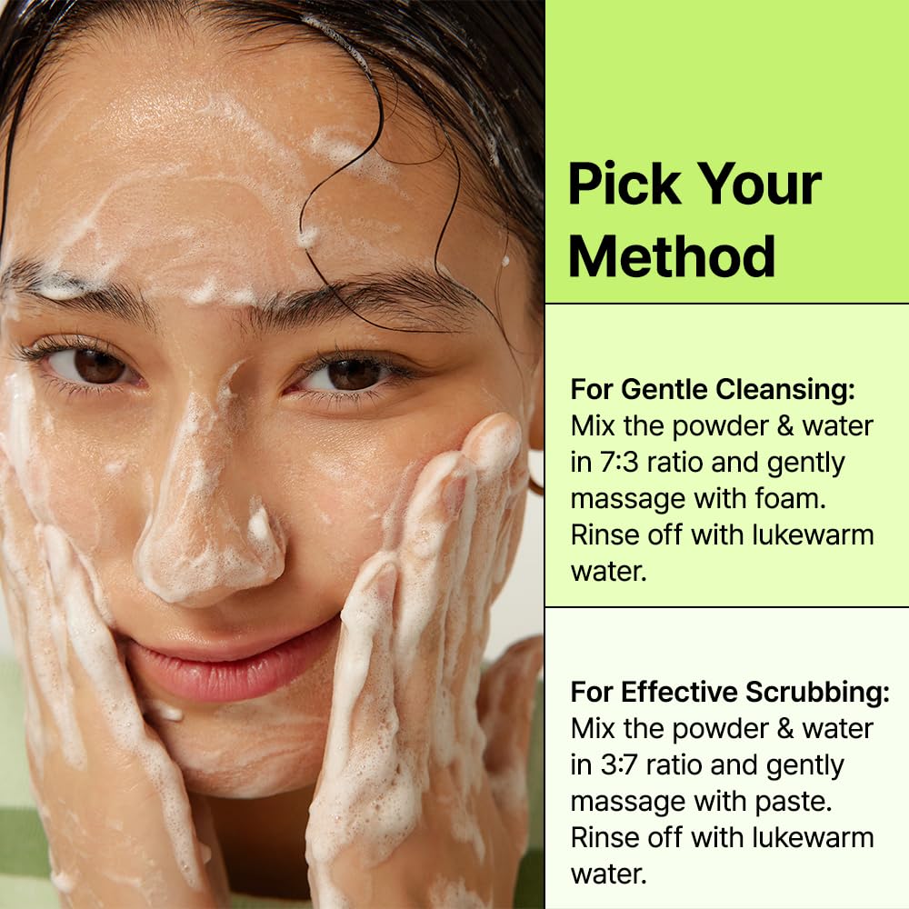 Amazon.com: BY WISHTREND Green Tea & Enzyme Powder Face Wash: Infographics