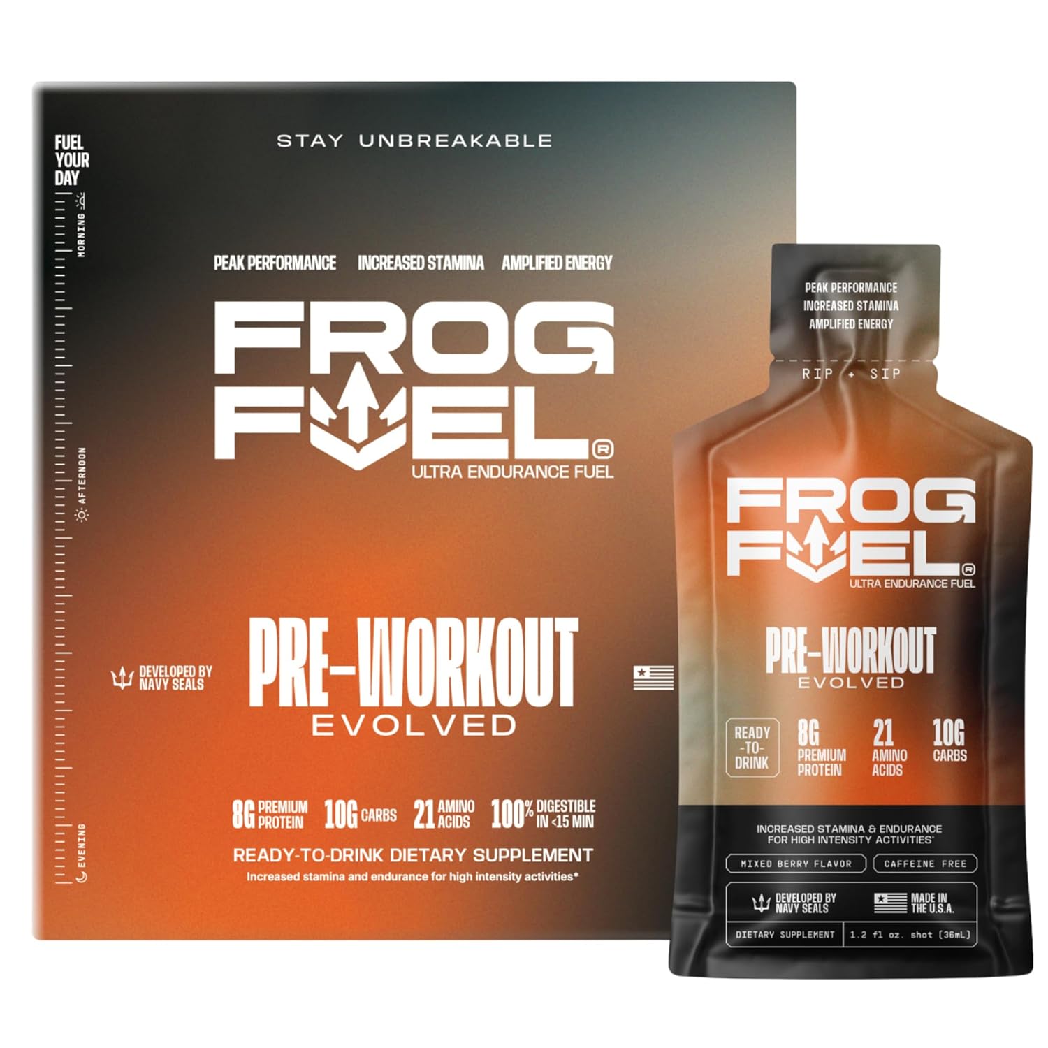 Highlights the key benefits of the pre-workout supplement, including improved performance, increased endurance, and boosted energy levels.