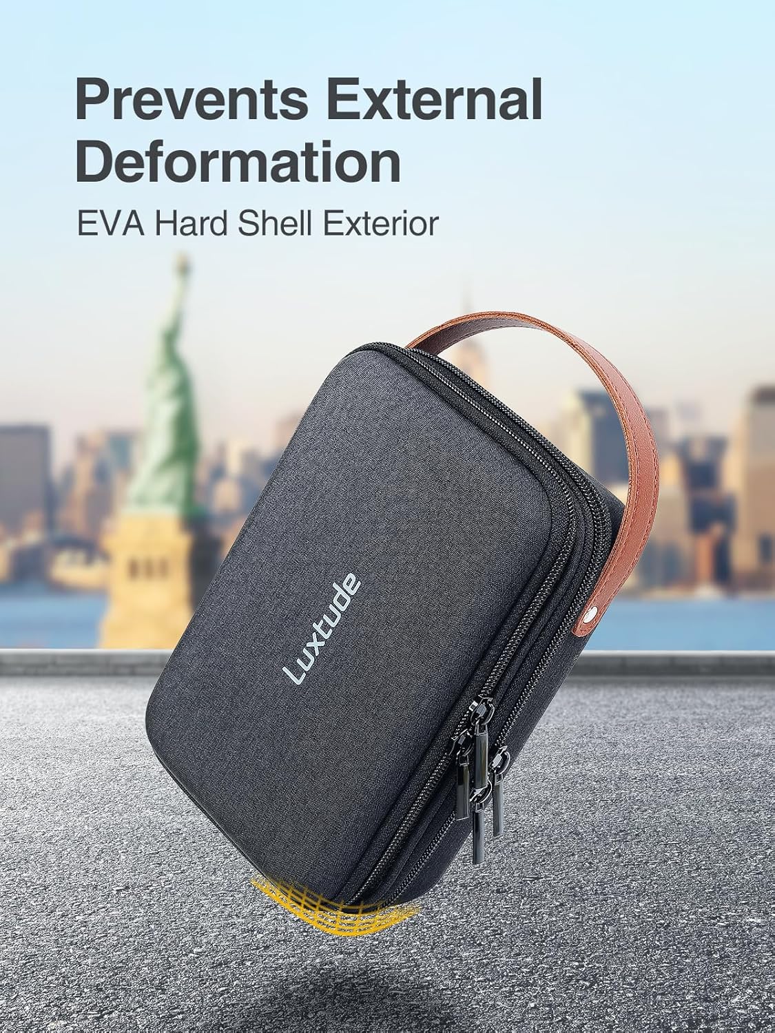 Luxtude Cable Organizer Bag: Infographics