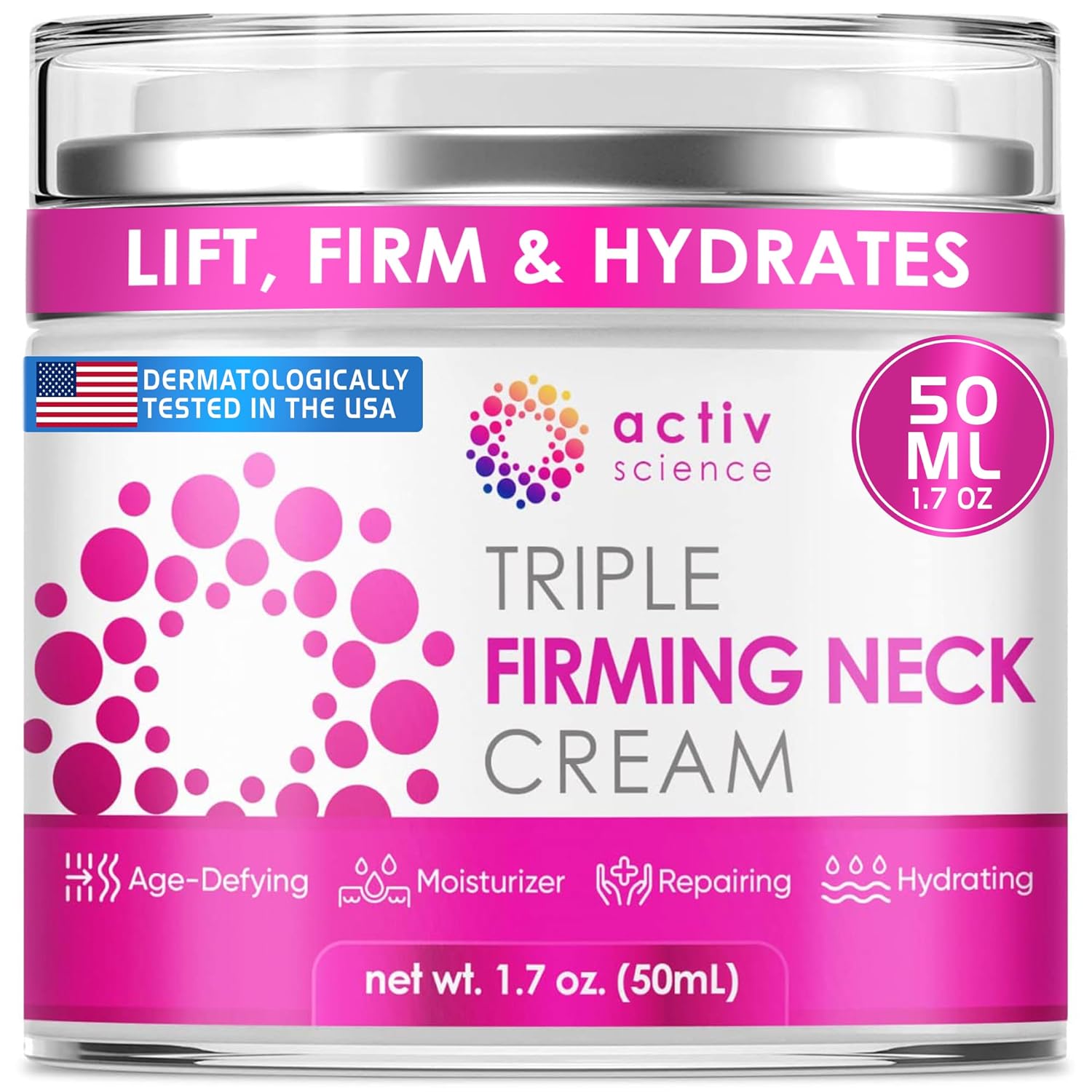 Amazon.com: ACTIVSCIENCE Neck Firming Cream: Infographics