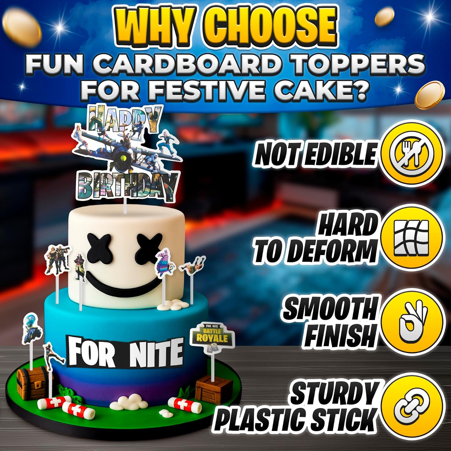 Amazon.com: Video Game Cake Topper: Infographics