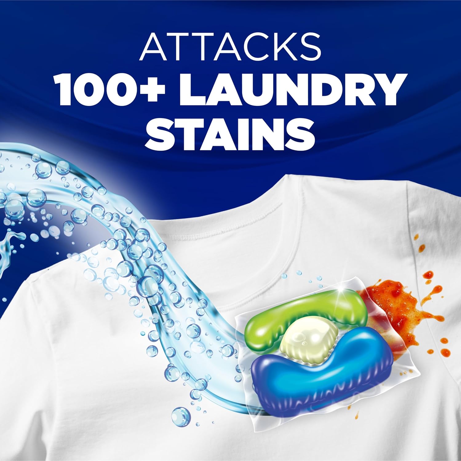 Amazon.com: Arm & Hammer Plus OxiClean 5-in-1 Laundry Detergent Power Paks: Infographics