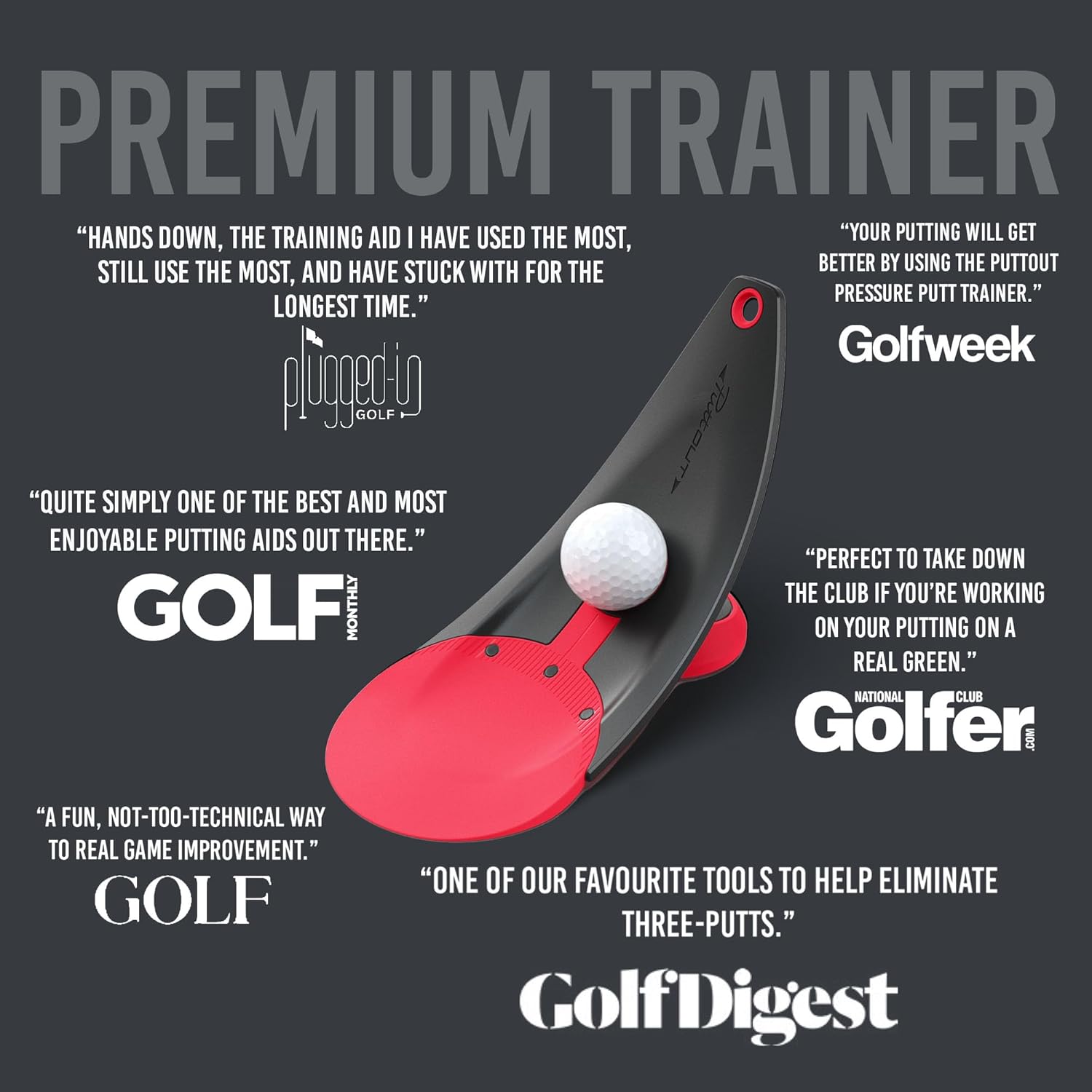 Amazon.com : PuttOut Premium Pressure Putt Trainer: Infographics