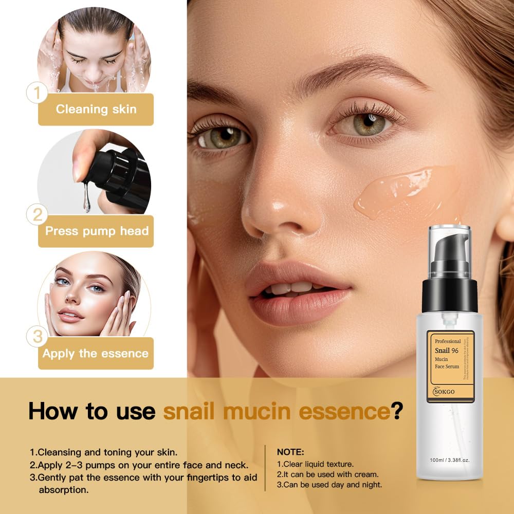 Amazon.com: Professional Snail Mucin Serum: Infographics