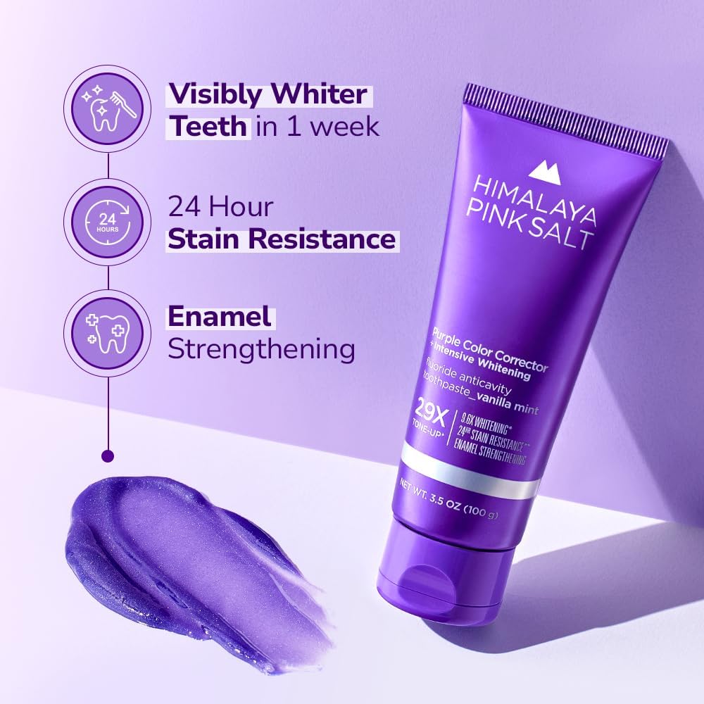 Amazon.com: HIMALAYA PINKSALT Purple Whitening Toothpaste: Infographics