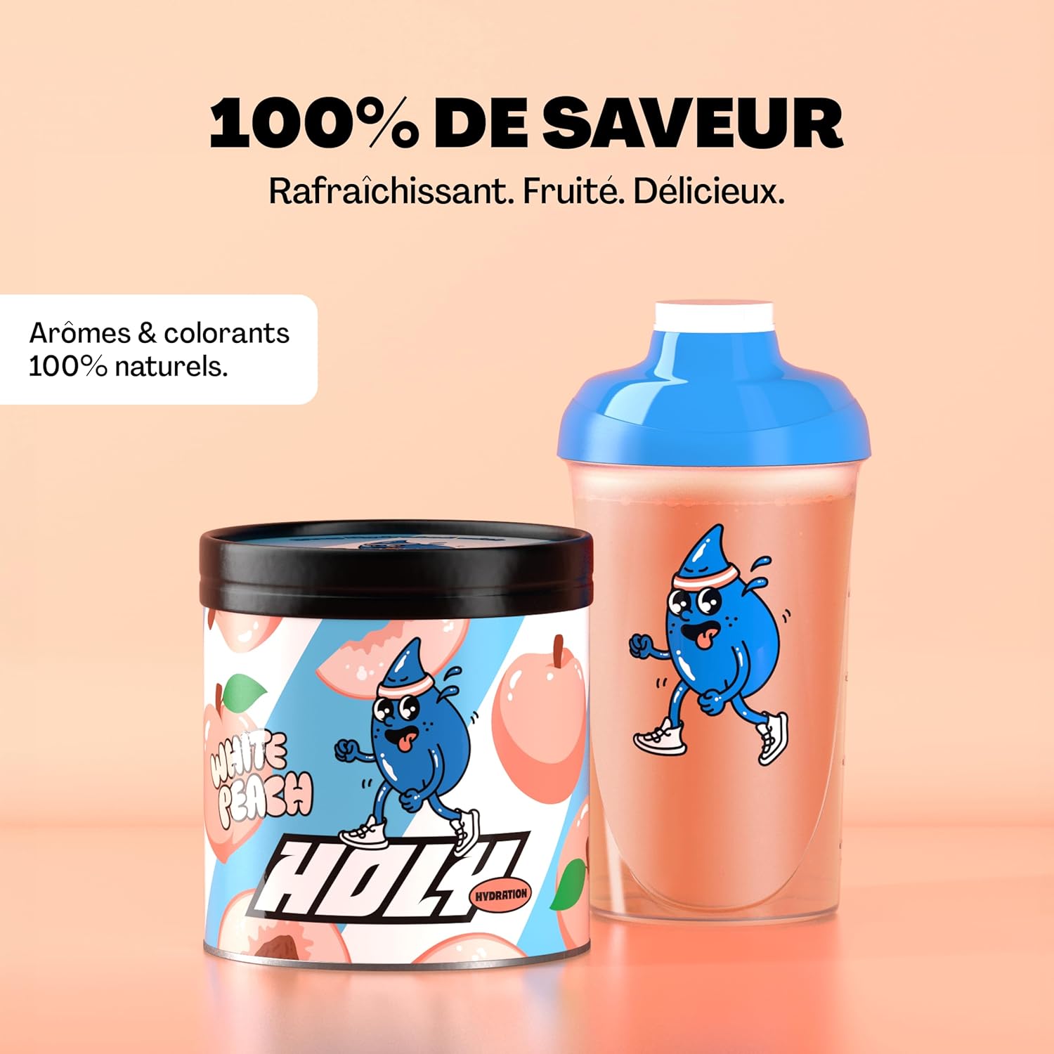 HOLY Hydration 'White Peach': Infographics