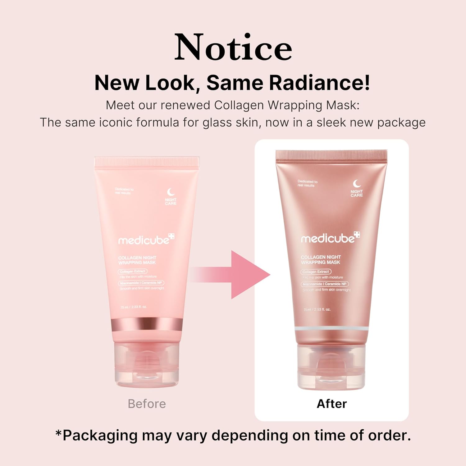 Amazon.com : medicube Collagen Overnight Wrapping Peel Off Facial Mask Pack: Infographics
