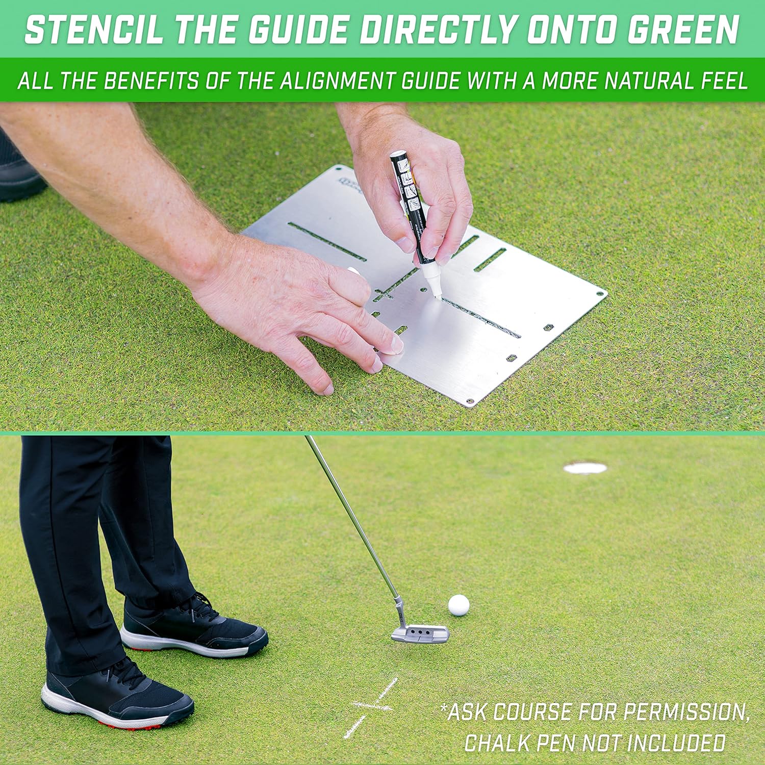 Amazon.com : GoSports Golf Putting Alignment Stencil and Gate Set: Infographics