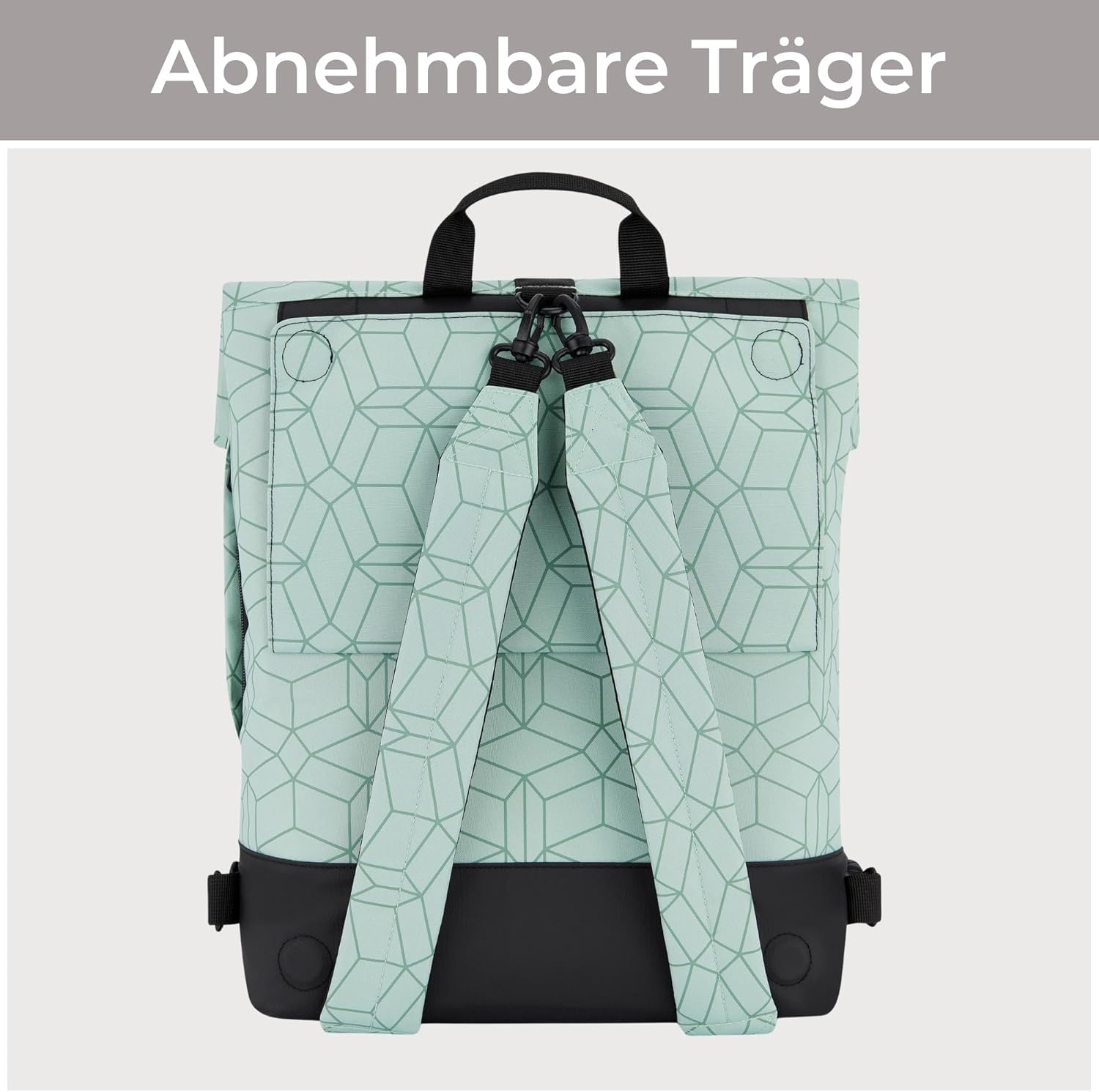 LARKSON Fahrradtaschen für Gepäckträger Damen & Herren Mint: Infographics
