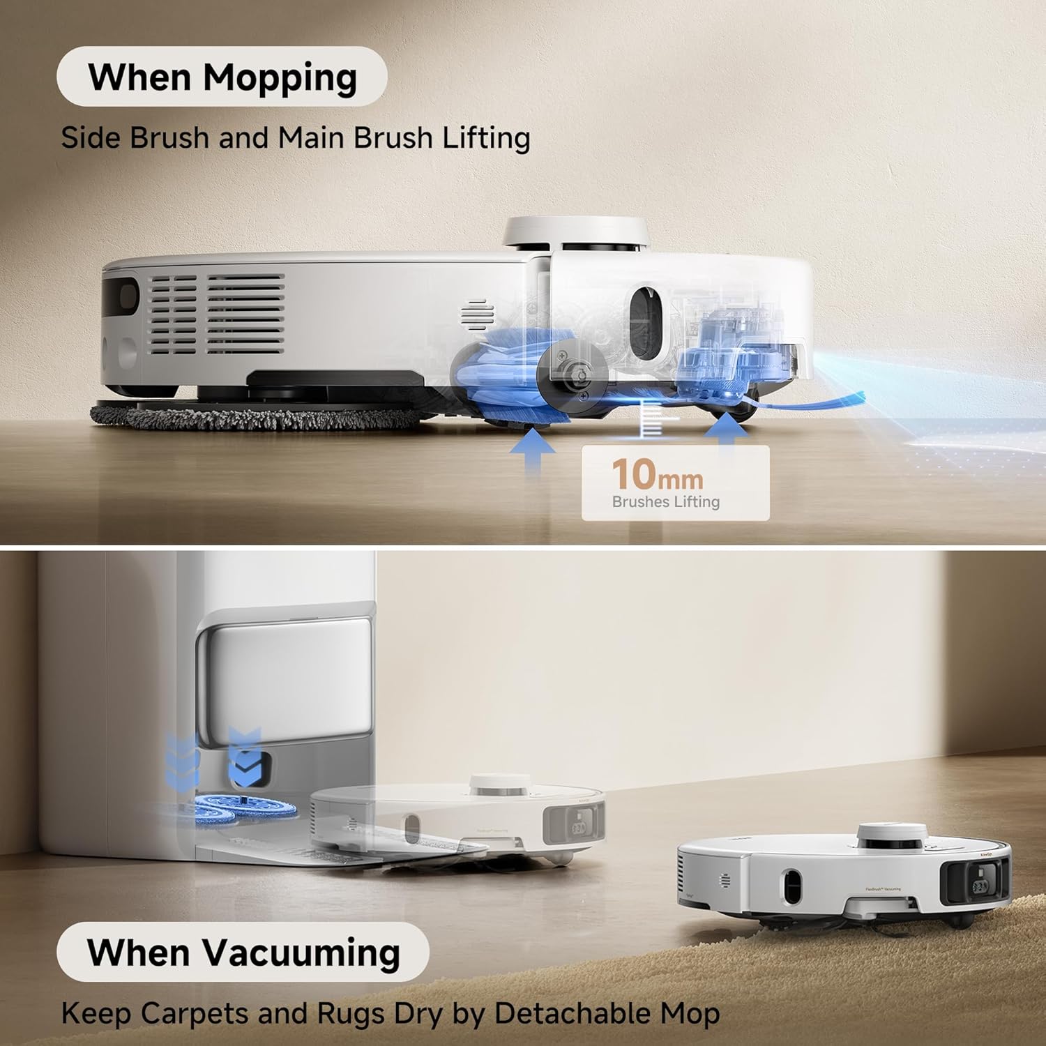 Amazon.com: Mova P50 Pro Ultra Robot Vacuum with Removable & Liftable Mop: Infographics