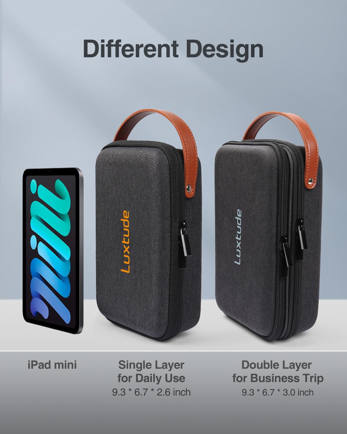 Luxtude Electronic Organizer Travel Bag: Infographics
