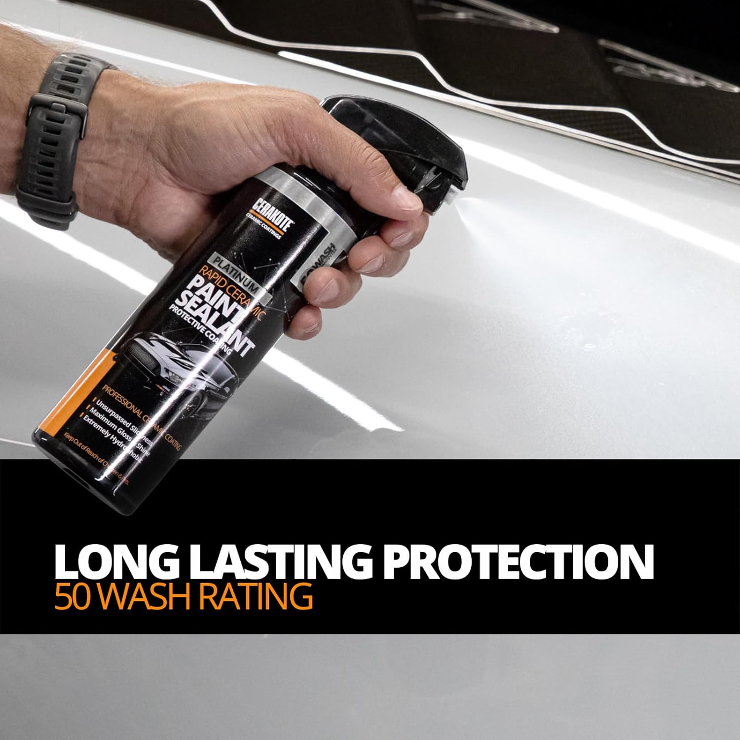 Amazon.com: CERAKOTE® Platinum Rapid Ceramic Paint Sealant Spray (14 oz.): Infographics