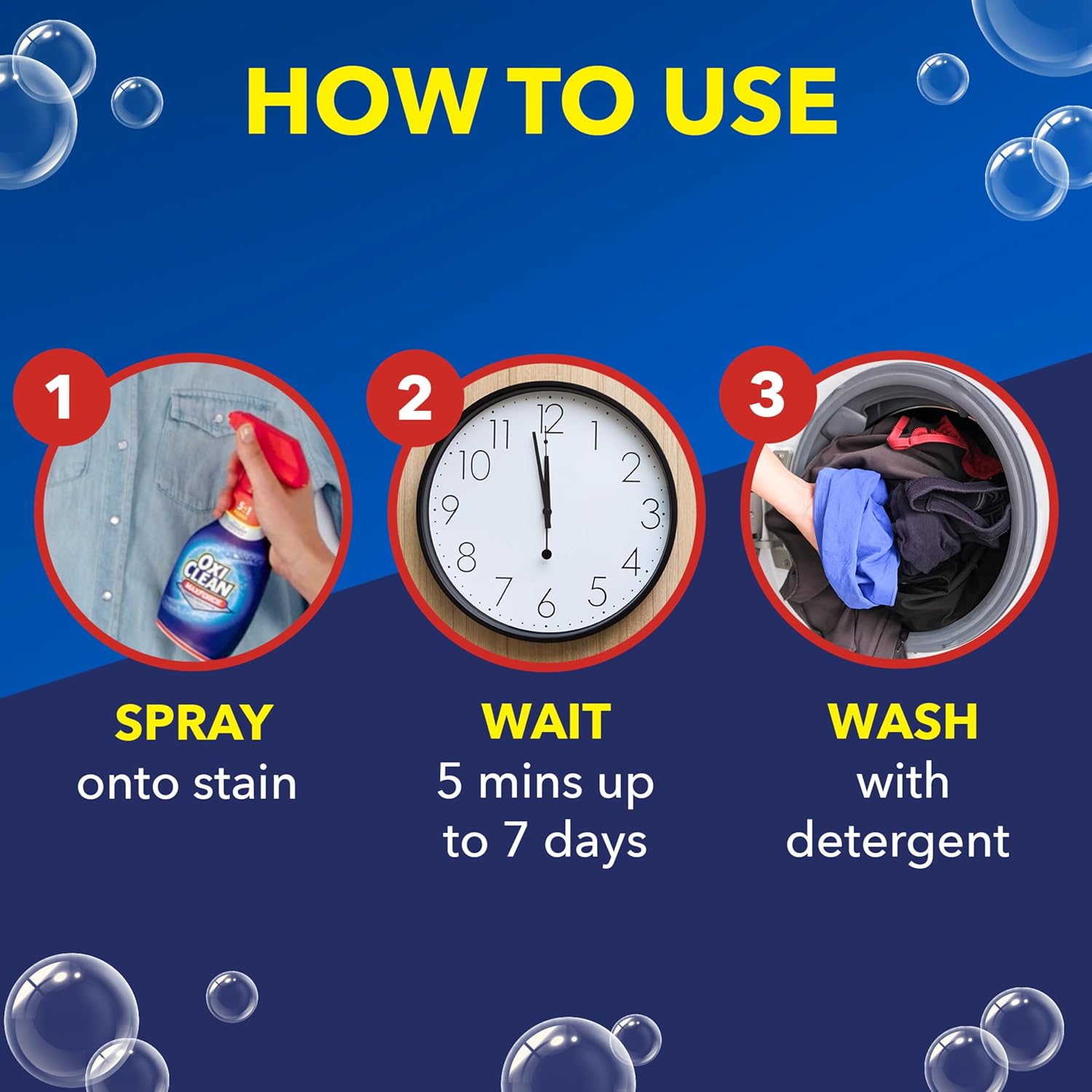 Amazon.com: OxiClean Max Force Laundry Stain Remover Spray: Infographics