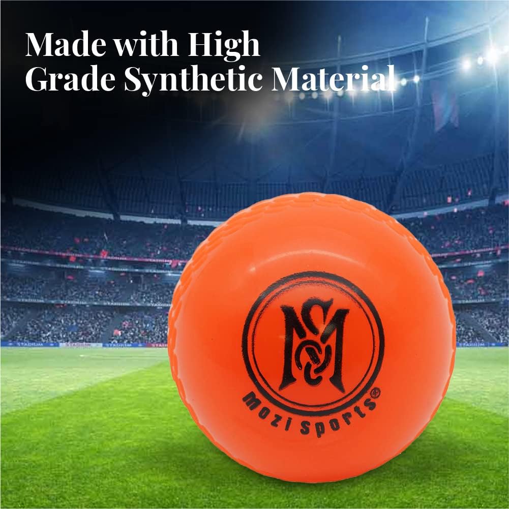 Mozi Sports Windball Soft Cricket Balls-Durable Realistic Bounce & Swing-Cricket…: Infographics