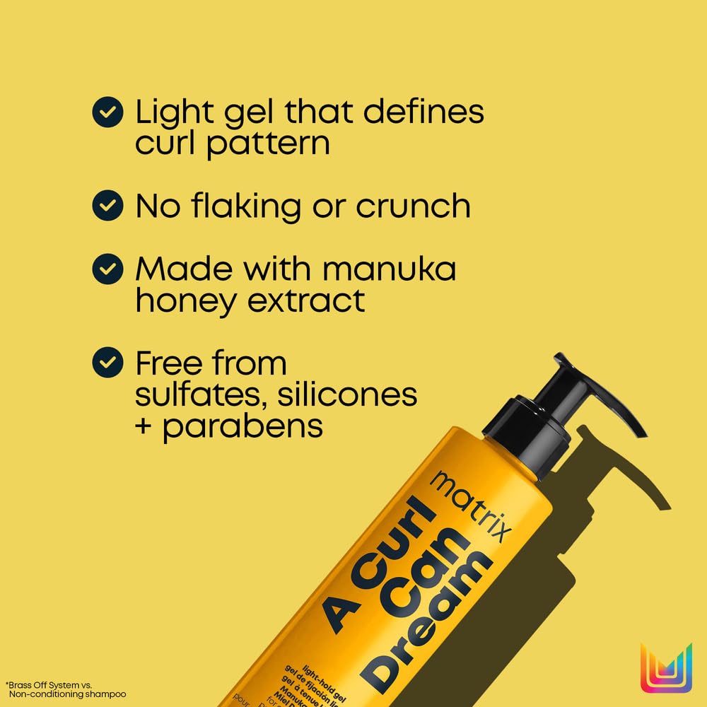 Amazon.com: Matrix A Curl Can Dream Light Hold Gel: Infographics