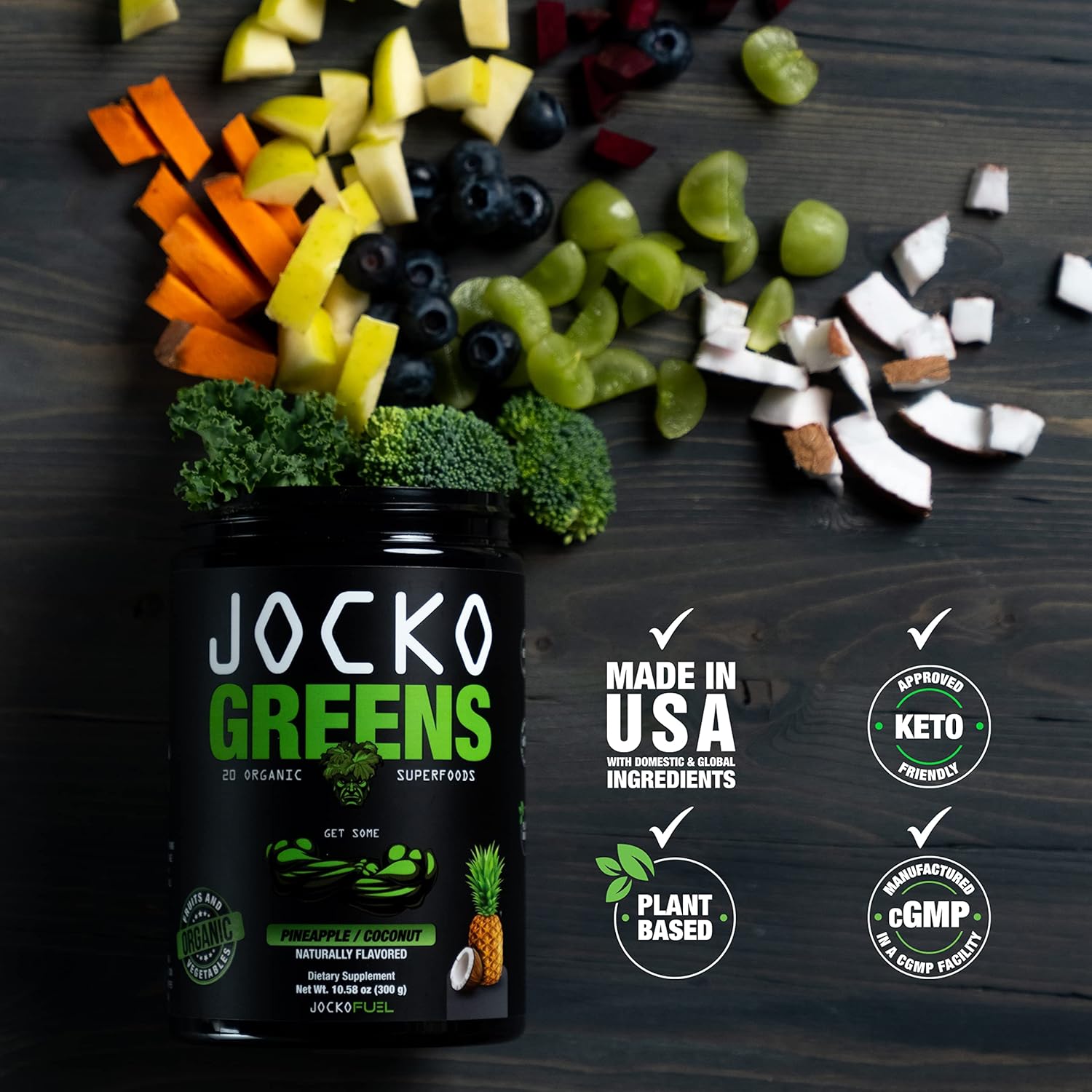 Amazon.com: Jocko Fuel Daily Greens Powder: Infographics