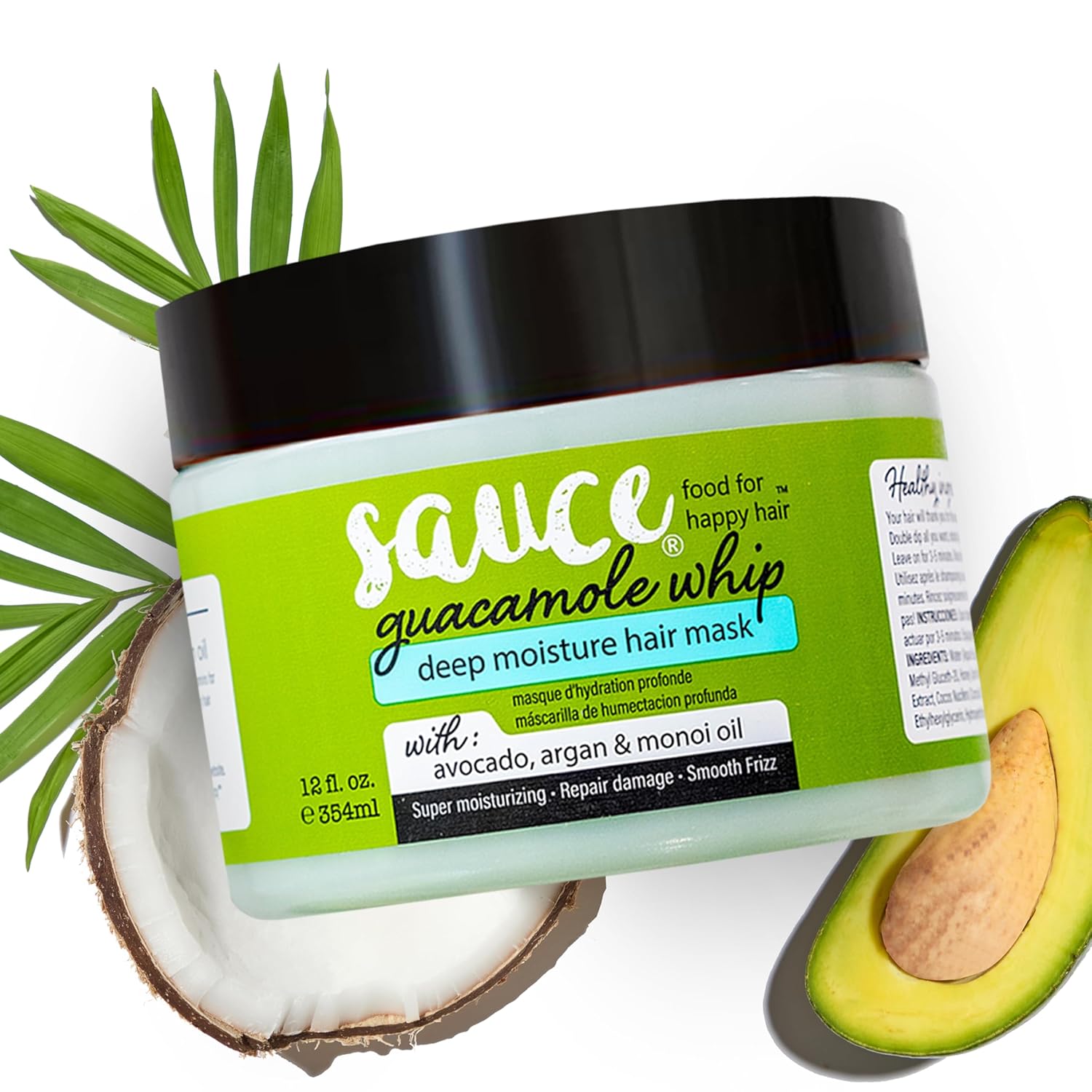 Amazon.com: SAUCE BEAUTY Guacamole Whip Hair Mask: Infographics