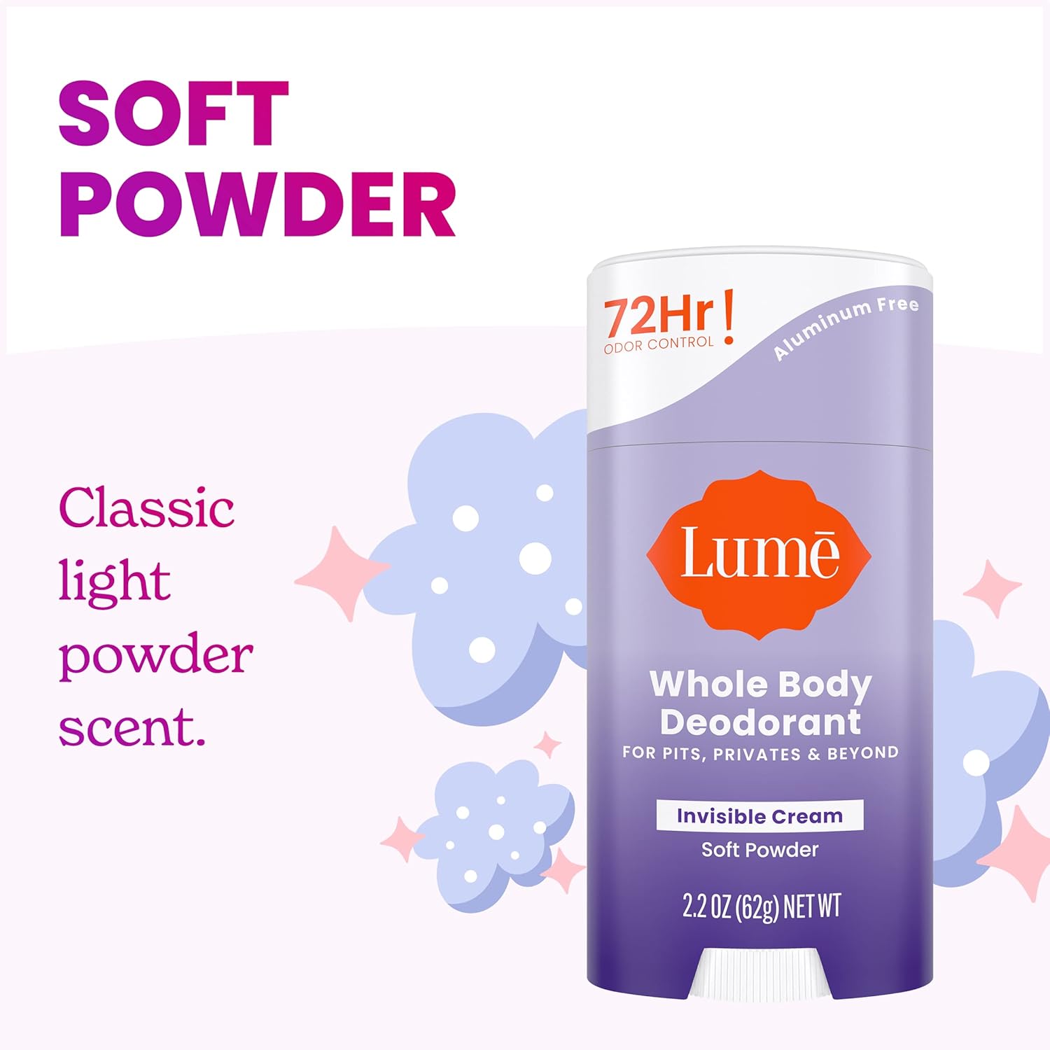 Infographics for Amazon.com : Lume Whole Body Deodorant