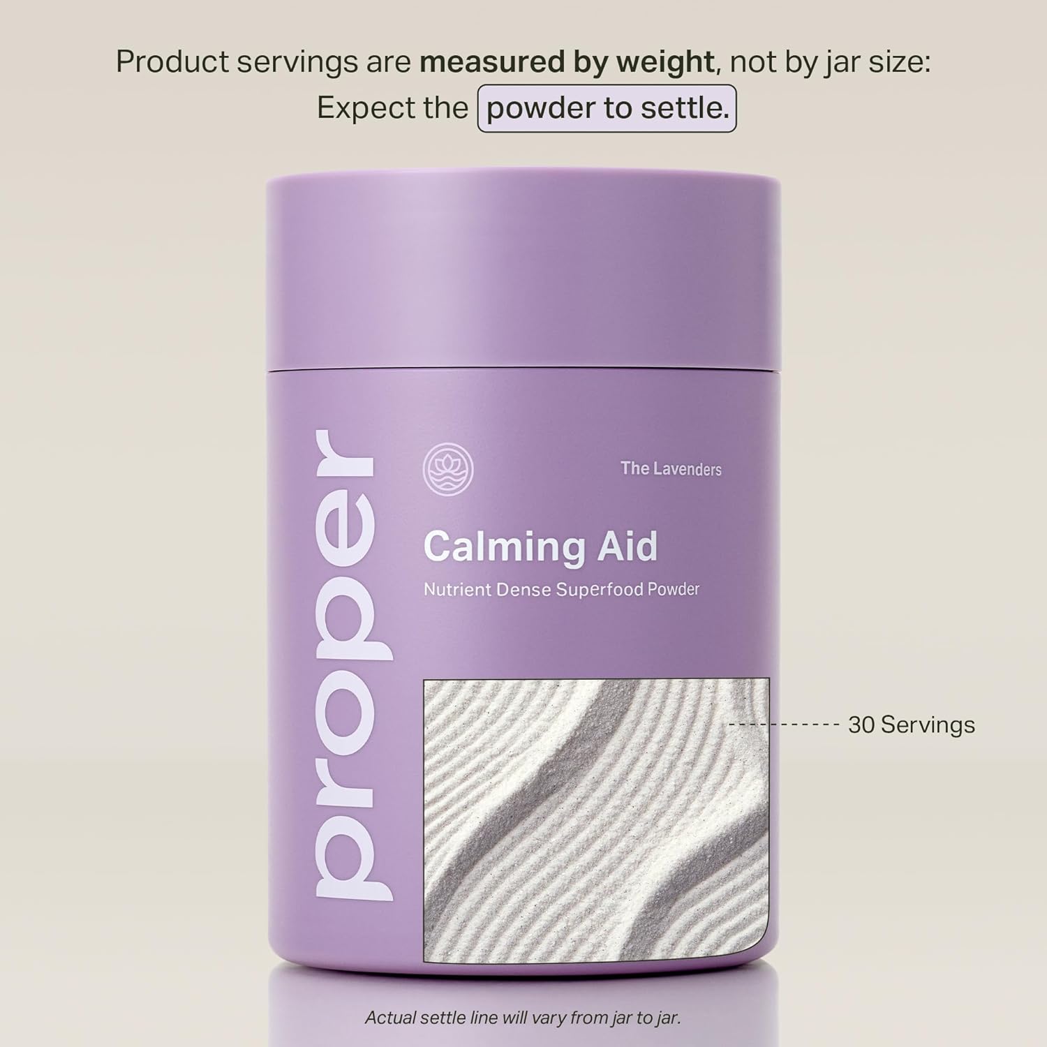Communicates the number of servings contained in the product to help customers understand the quantity and value.