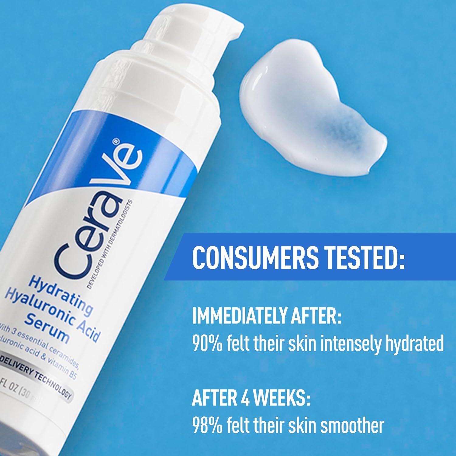 Amazon.com: Cerave Hyaluronic Acid Serum for Face with Vitamin B5 and Ceramides: Infographics