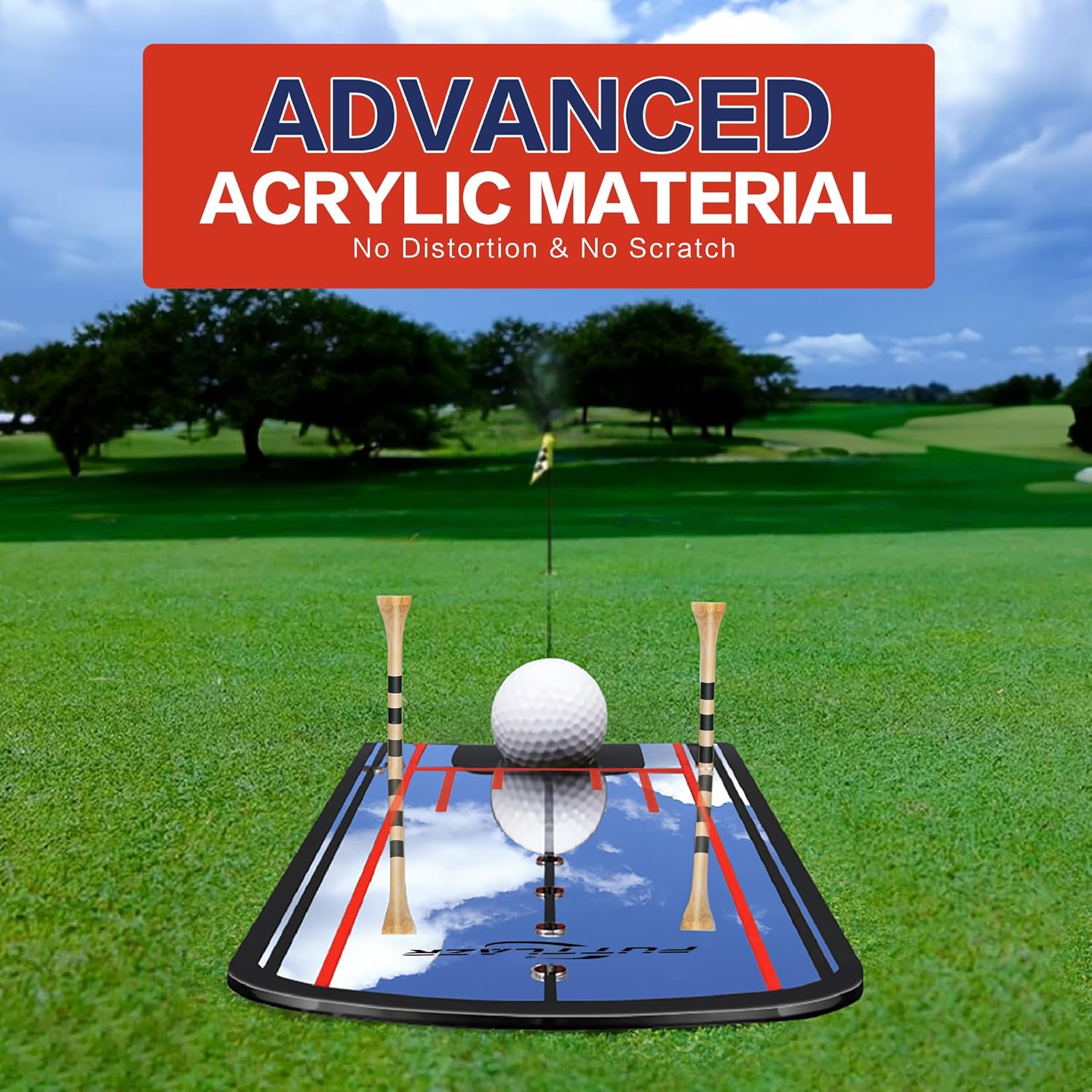 Amazon.com : Golf Putting Mirror with 6 Golf Tees: Infographics