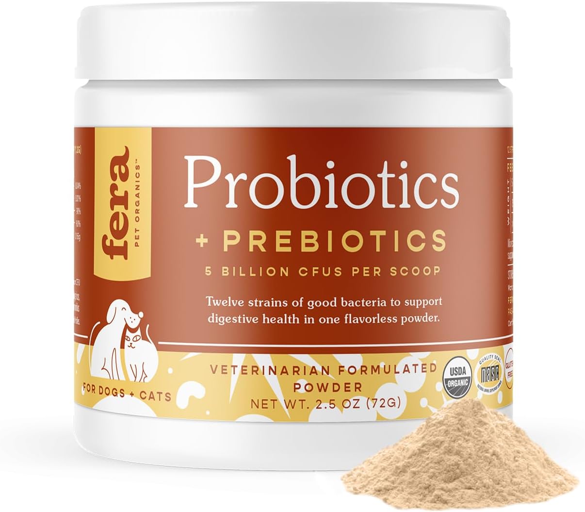 Amazon.com: Fera Pet Organics Probiotics for Dogs & Cats: Infographics