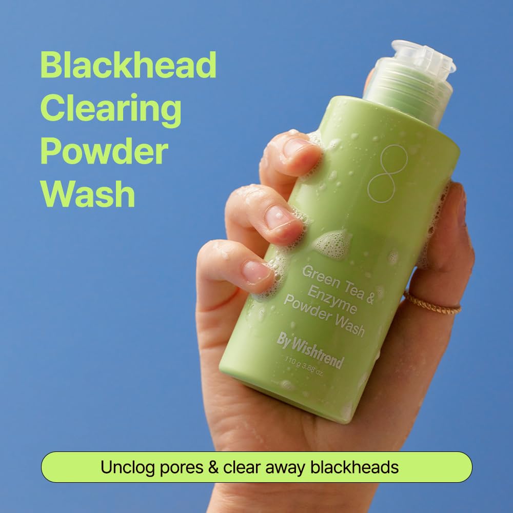 Amazon.com: BY WISHTREND Green Tea & Enzyme Powder Face Wash: Infographics