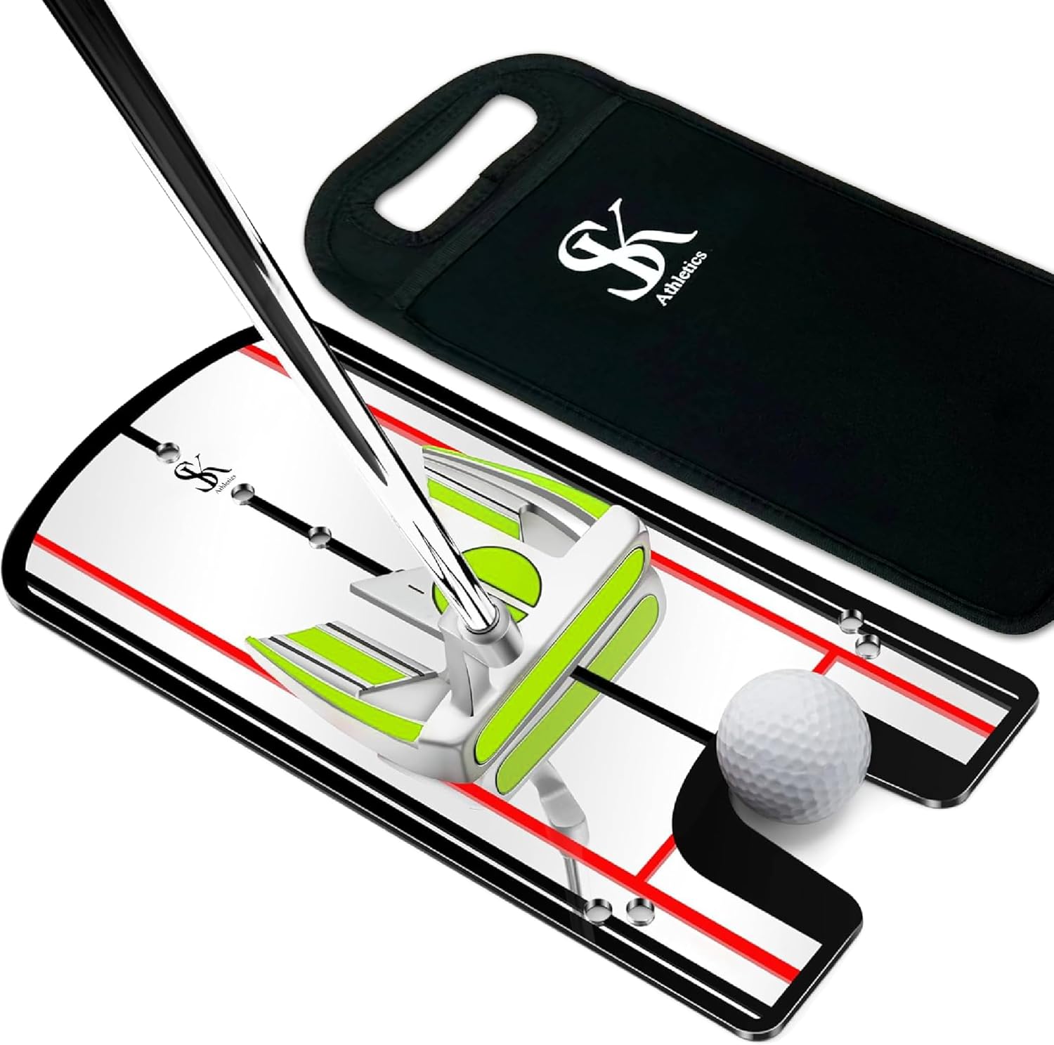 Amazon.com : Golf Putting Alignment Mirror w/Upgraded Case: Infographics