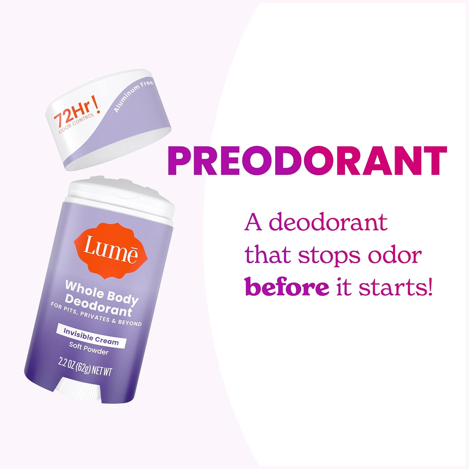 Infographics for Amazon.com : Lume Whole Body Deodorant