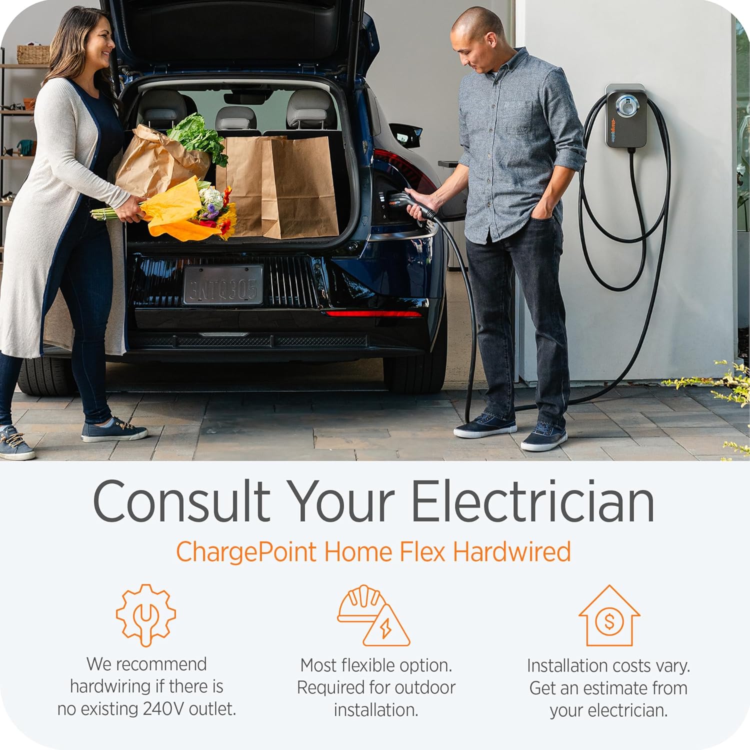 Amazon.com: ChargePoint HomeFlex Level 2 EV Charger J1772: Infographics