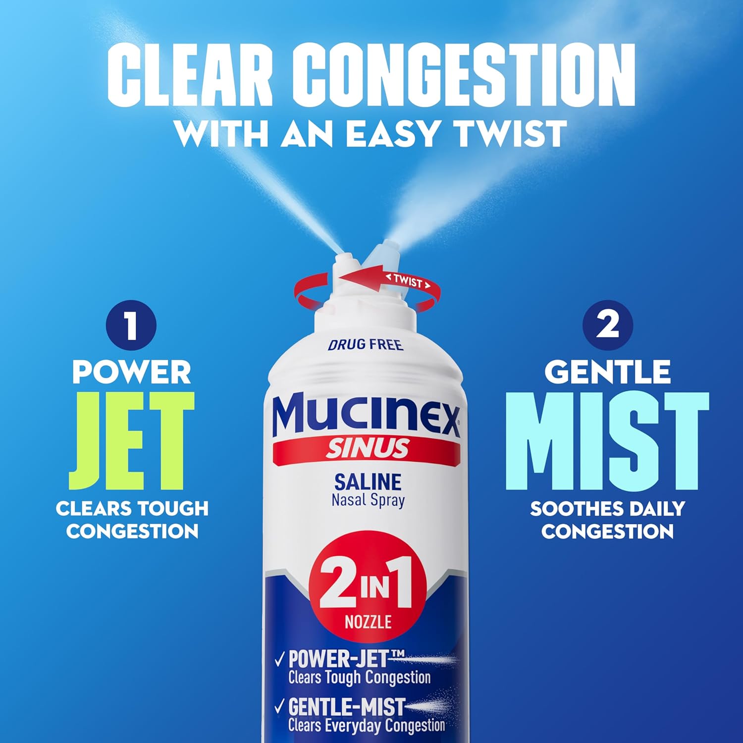 Amazon.com: Mucinex Sinus Saline Nasal Spray & Sinus Rinse: Infographics