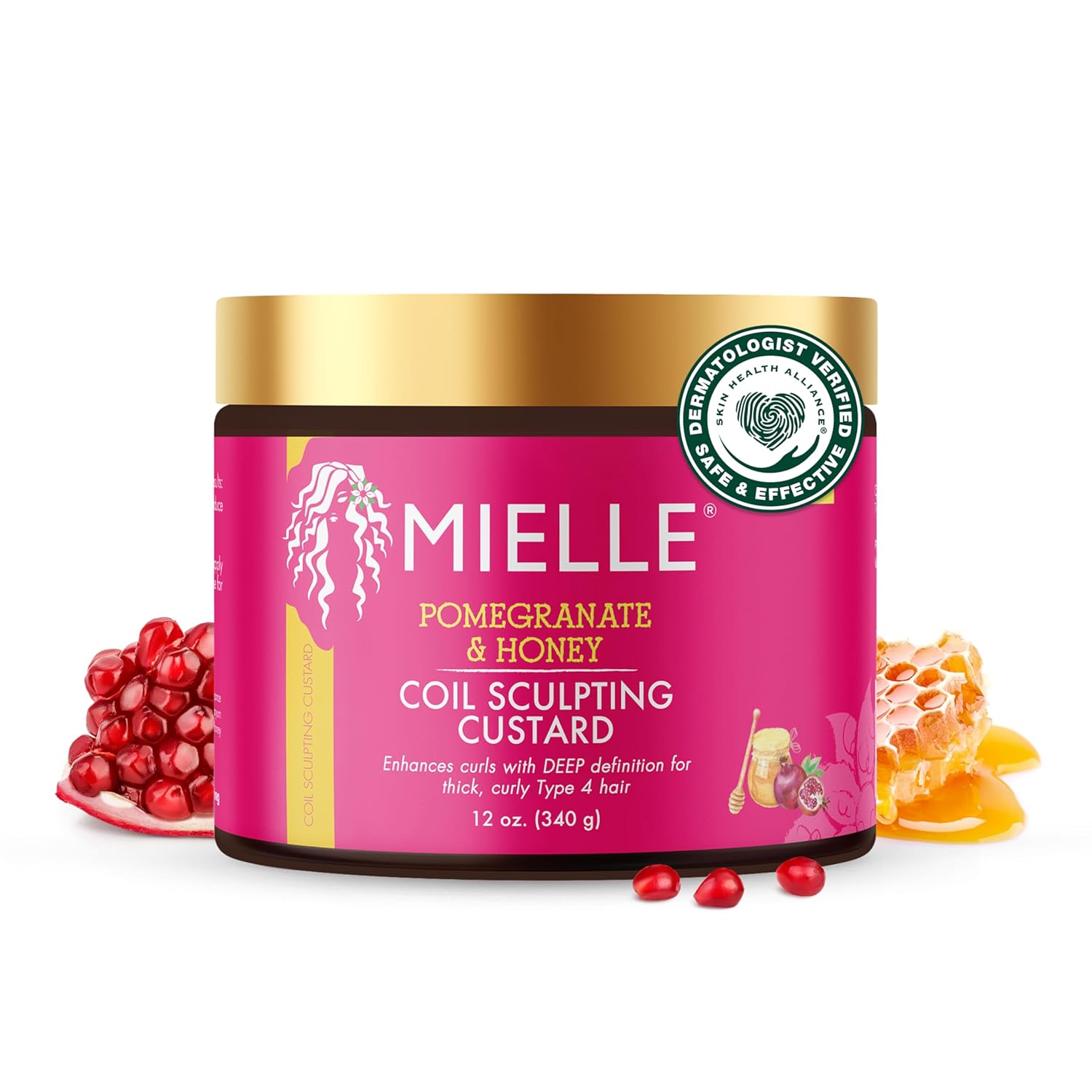 Amazon.com : Mielle Organics Pomegranate & Honey Sculpting Custard: Infographics