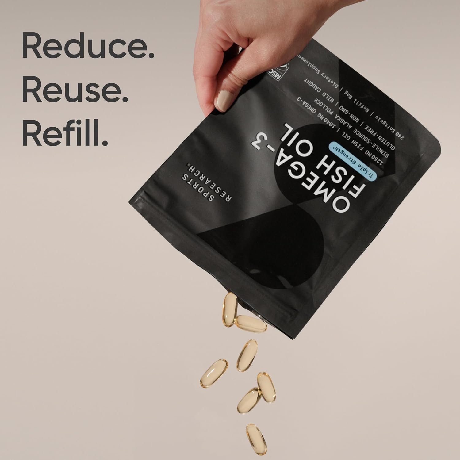 Amazon.com: Sports Research Triple Strength Omega 3 Fish Oil: Infographics