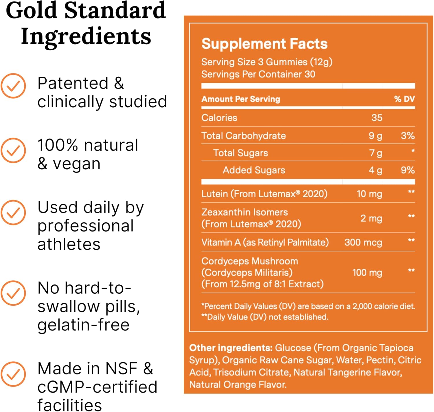 Highlights multiple key features and benefits of the product's ingredients to build trust and credibility with health-conscious shoppers.