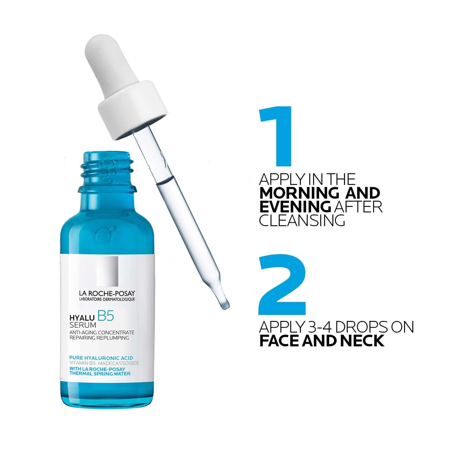 Amazon.com: La Roche-Posay Hyalu B5 Pure Hyaluronic Acid Serum for Face: Infographics