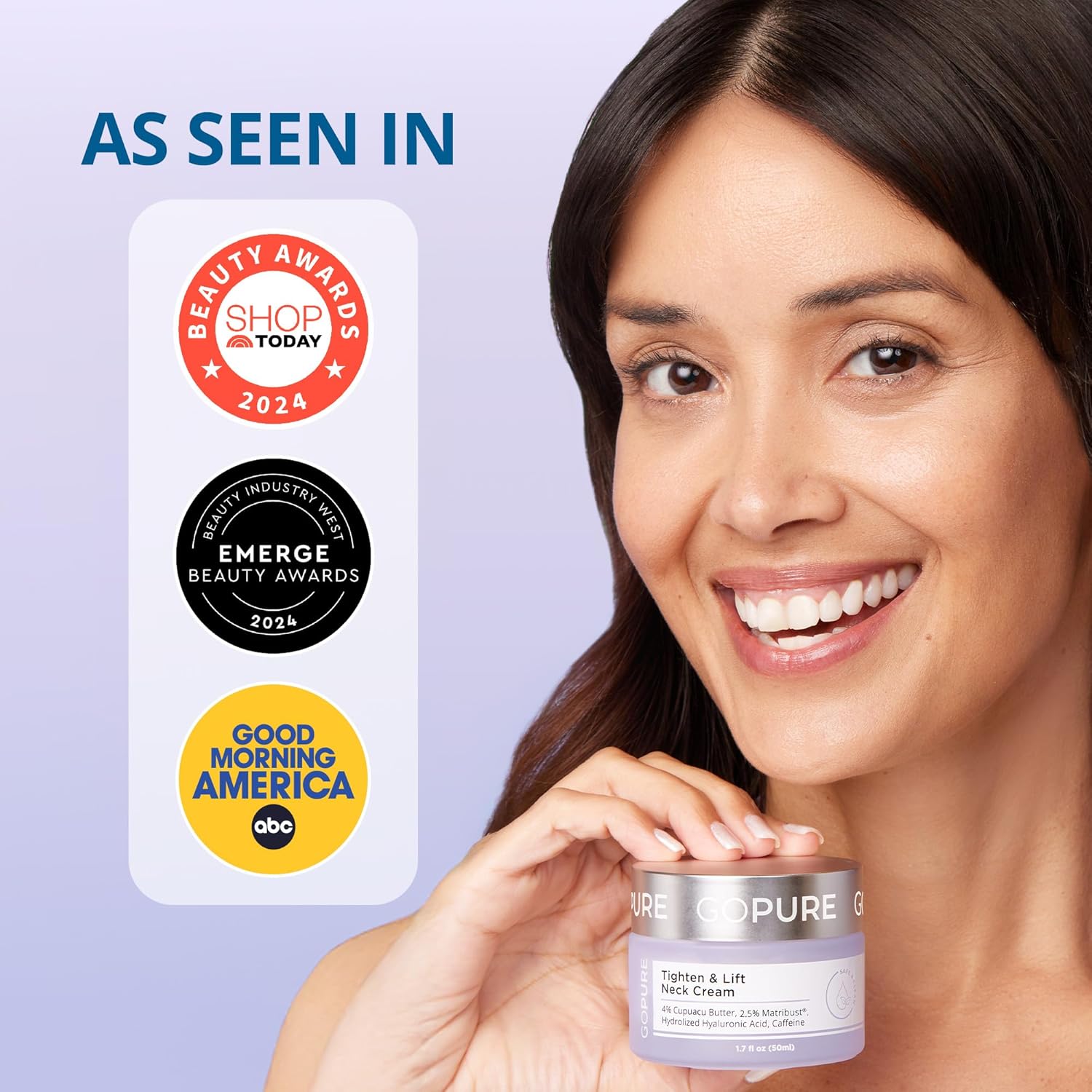 Amazon.com: goPure Tighten & Lift Neck Firming Cream: Infographics