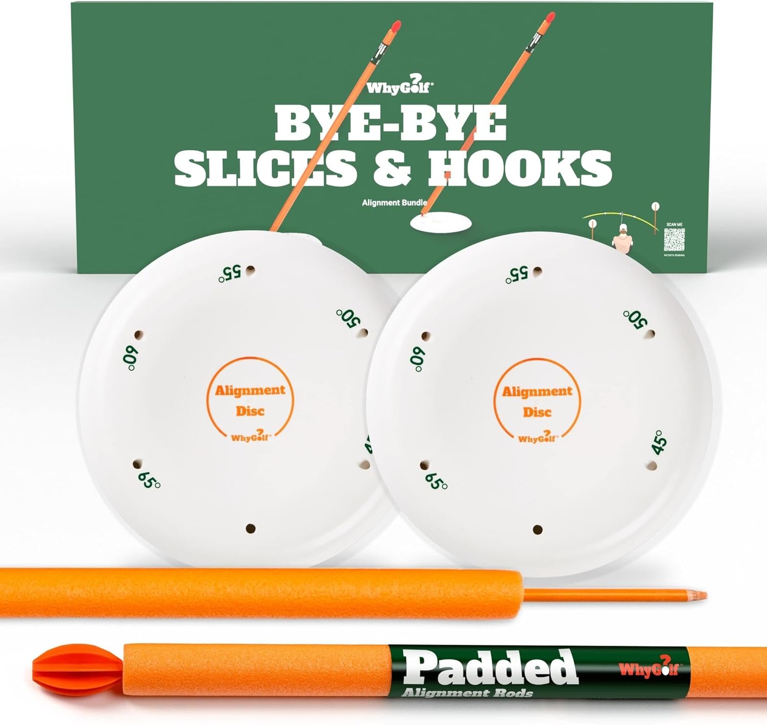 Amazon.com : WHYGOLF Alignment Discs with Padded Golf Alignment Rods: Infographics