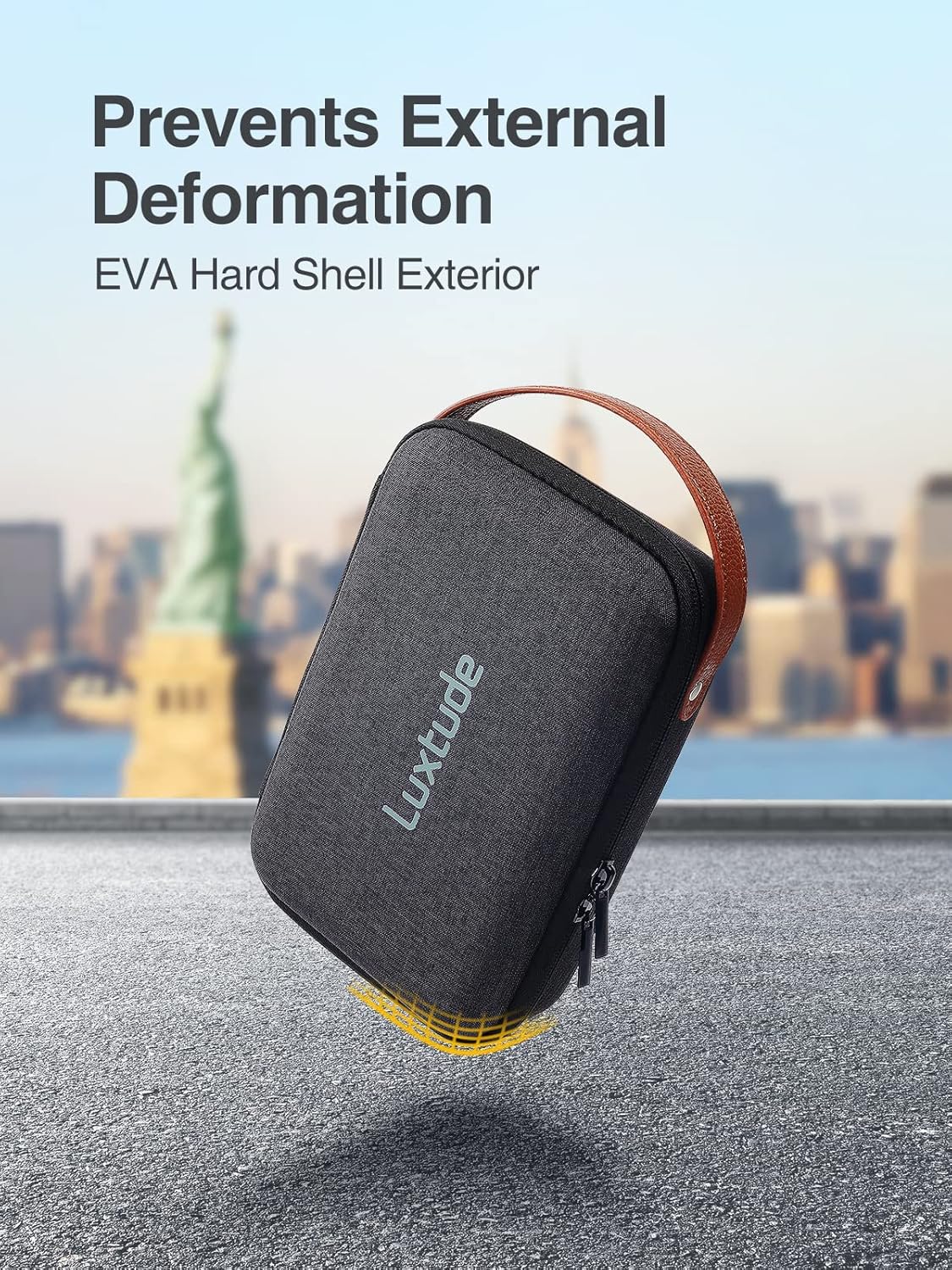 Luxtude Electronic Organizer Travel Bag: Infographics